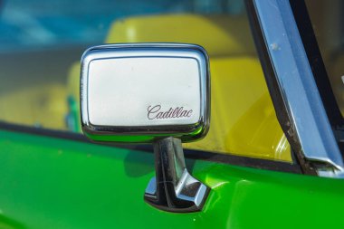 Şehir Riga, Letonya cumhuriyeti. Retro araba partisi. T oldtimer araba