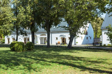 Şehir Sigulda, Letonya Cumhuriyeti. Şehir garde eski yenilenmiş malikane