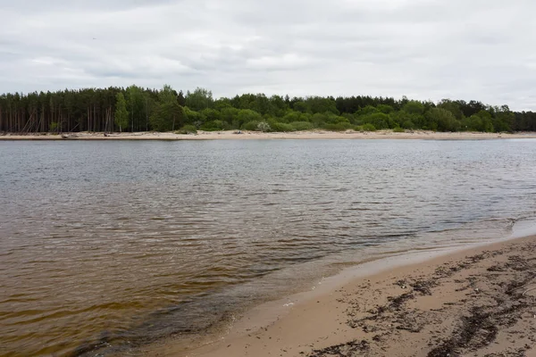City Carnikava Letland Wandelplaats Aan Oostzee Met Zand Bomen 2020 — Stockfoto