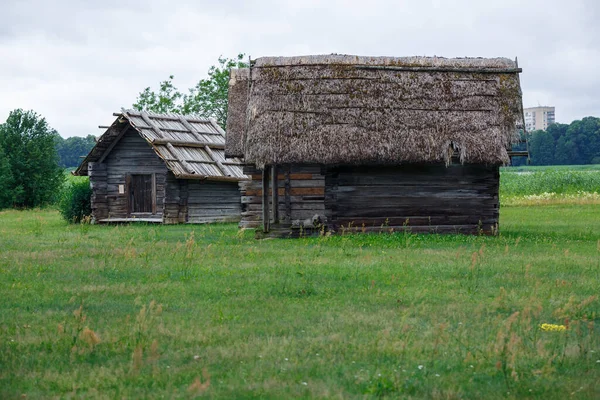 City Riga Lettland Friluftsmuseum Och Gamla Träbyggnader 2020 — Stockfoto