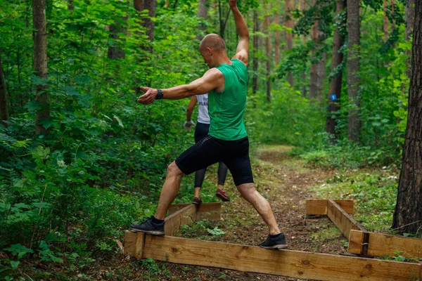 Cidade Riga Letónia Corrida Corrida Pessoas Estavam Envolvidas Atividades Esportivas — Fotografia de Stock