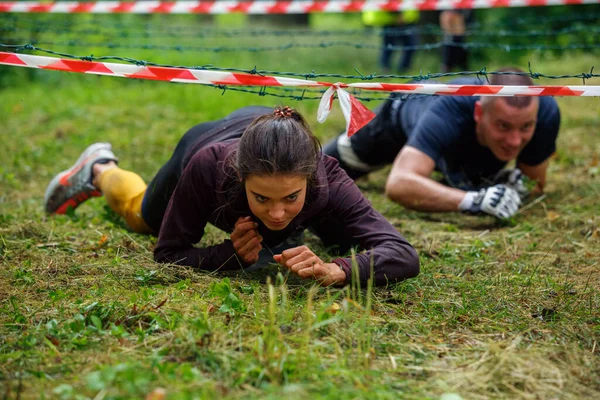 Stad Riga Letland Rennen Race Mensen Waren Bezig Met Sportactiviteiten — Stockfoto