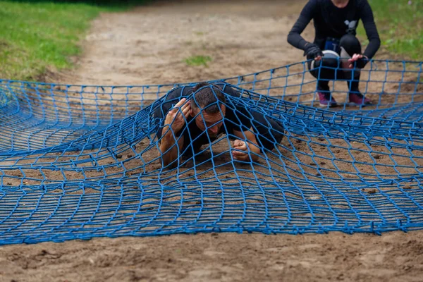 Stadt Riga Lettland Run Rennen Wurden Die Menschen Mit Sportlichen — Stockfoto