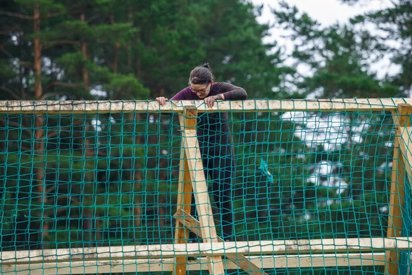 Cidade Riga Letónia Corrida Corrida Pessoas Estavam Envolvidas Atividades Esportivas — Fotografia de Stock