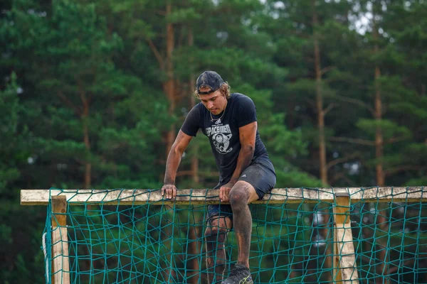 Cidade Riga Letónia Corrida Corrida Pessoas Estavam Envolvidas Atividades Esportivas — Fotografia de Stock