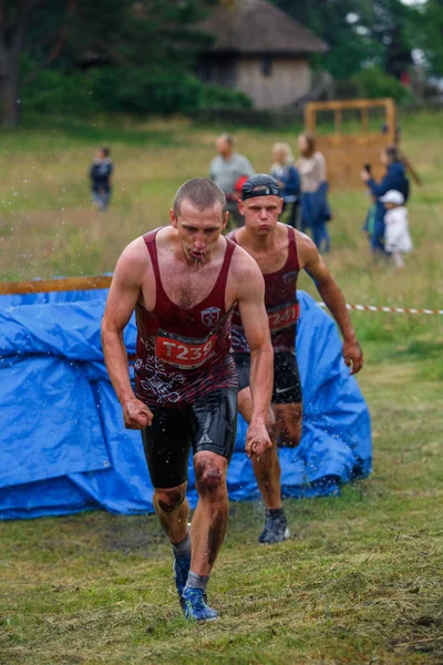 Stad Riga Letland Rennen Race Mensen Waren Bezig Met Sportactiviteiten — Stockfoto