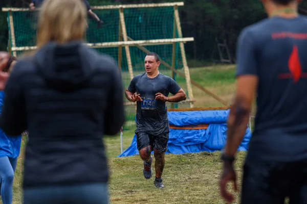 Stad Riga Letland Rennen Race Mensen Waren Bezig Met Sportactiviteiten — Stockfoto