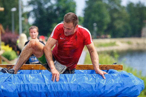 City Plavinas Lettonia Corsa Corsa Persone Erano Impegnate Attività Sportive — Foto Stock