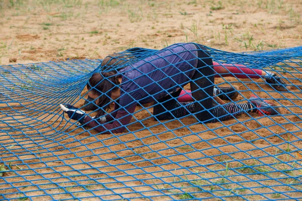 Ciudad Ikskile Letonia Gente Entrena Hace Ejercicio Naturaleza Fotografía Viaje — Foto de Stock