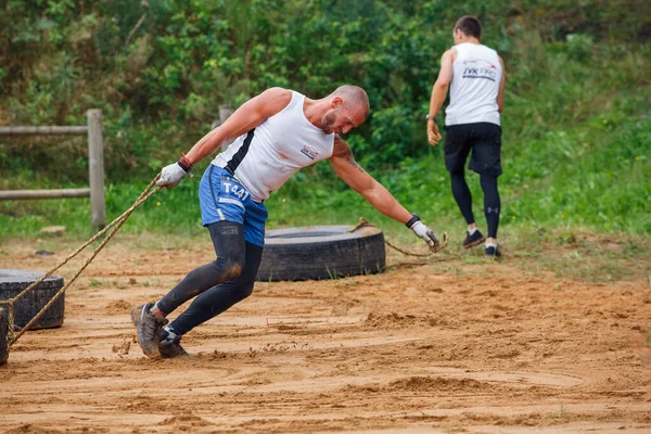 City Ikskile Letland Mensen Trainen Oefenen Natuur Reisfoto 2020 — Stockfoto