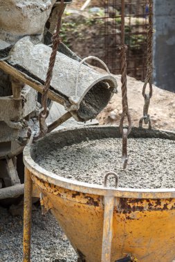 Beton ev inşaat dökme