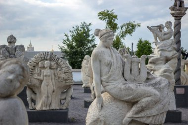 Moskova, Rusya, 12 Ağustos 2018 - Muzeon Sanat Parkı