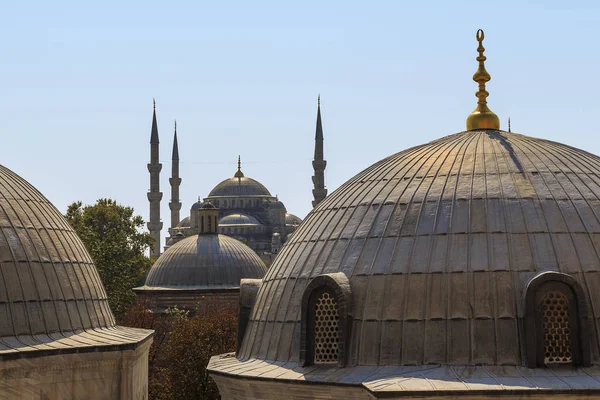 Istanbul Turquia Setembro 2017 Uma Vista Mesquita Suleymaniye Alto Das — Fotografia de Stock