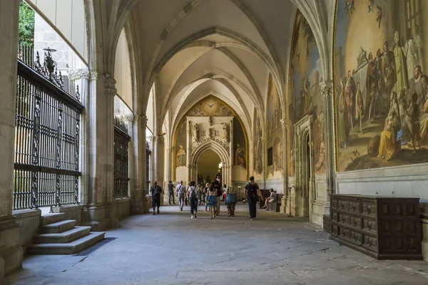 Toledo Španělsko Května 2017 Toto Galerie Kolem Kláštera Mary Cathedral — Stock fotografie