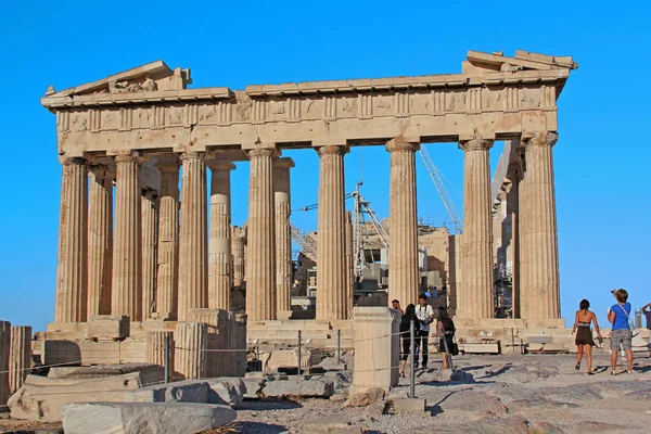 Athen Griechenland September 2012 Dies Ist Die Haupttempelstruktur Der Athener — Stockfoto