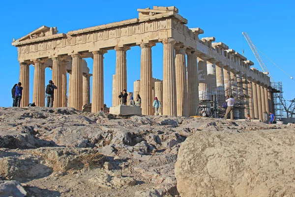 Athen Griechenland September 2012 Dies Ist Die Haupttempelstruktur Der Athener — Stockfoto