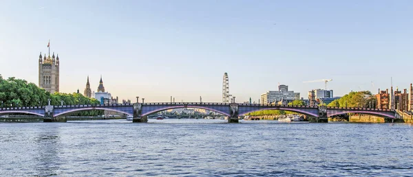 London Büyük Britanya Mayıs 2014 Lambeth Westminster Sarayı Yakınındaki Thames — Stok fotoğraf