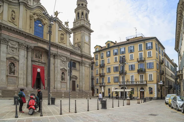 Milán Italia Mayo 2018 Esta Plaza Basílica Sant Alessandro — Foto de Stock