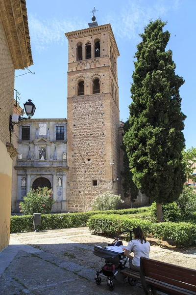 Toledo Spain May 2017 San Roman Square Catholic Church San — Stock Photo, Image