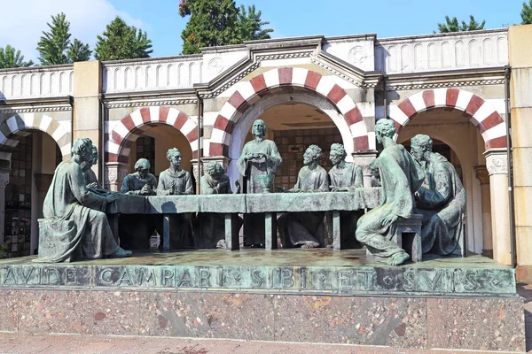 Milán Italia Mayo 2018 Esta Una Las Lápidas Del Cementerio —  Fotos de Stock