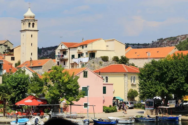 Skradin Kroatië September 2016 Het Een Kleine Oude Kroatische Stad — Stockfoto