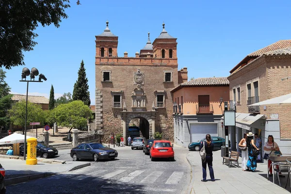 Toledo Spain May 2017 Medieval City Gates Puerta Del Cambron — Stock Photo, Image