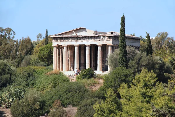 Atnens Griechenland September 2012 Dies Ist Der Antike Tempel Des — Stockfoto