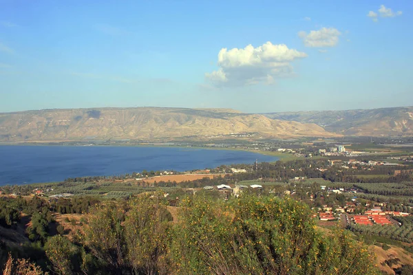 Dies Ist Der Seekinneret Der Bibel Das Meer Von Galiläa — Stockfoto