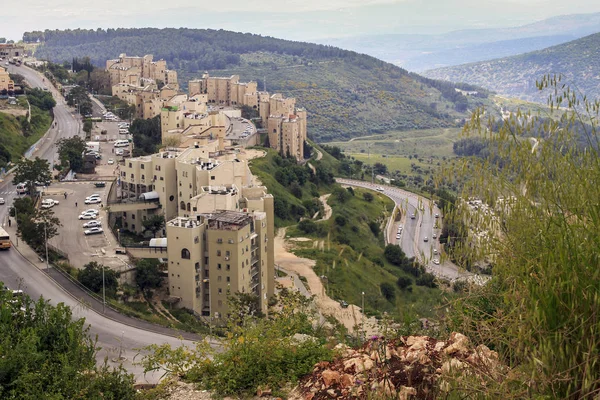 Safed Srail Mayıs 2011 Üst Celile Şehrin Modern Kent Bölgelerinden — Stok fotoğraf
