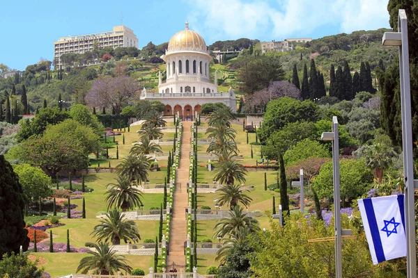 Haifa Israel Mai 2011 Dies Sind Die Terrassen Der Bahai — Stockfoto