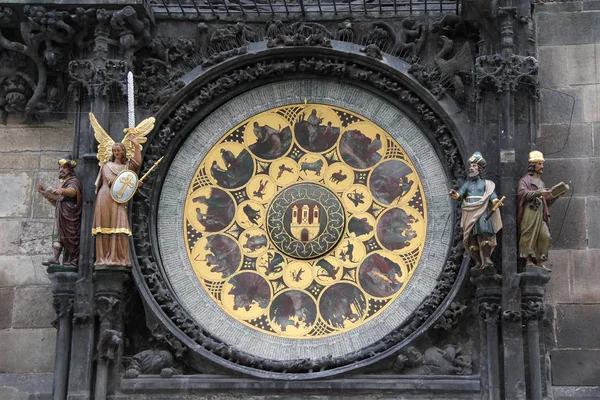 Praga Checa Abril 2012 Este Dial Del Calendario Del Reloj — Foto de Stock
