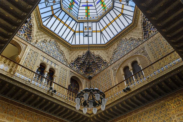 Murcia España Mayo 2017 Este Interior Del Patio Interior Árabe — Foto de Stock