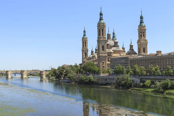 Zaragoza Espanha Maio 2017 Basílica Nuestra Senora Del Pilar Dos — Fotografia de Stock