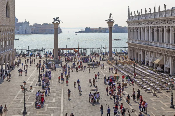 Venice Olaszország 2018 Szeptember Piazzetta San Marco Egy Kicsi Tér — Stock Fotó