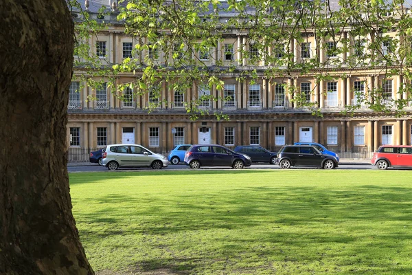 Fragment of the square of the Circus, Bath, UK — Stock Photo, Image