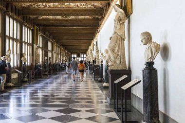 Uffizi Gallery'nin Iç Kısmı, Floransa