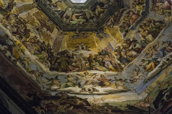 산타 마리아 델 피 오 레 대성당의 내부, 피렌체 — 스톡 사진