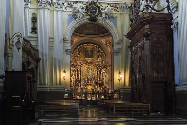 Interior da Basílica Nuestra Senora del Pilar, Zaragoza, Spa — Fotografia de Stock