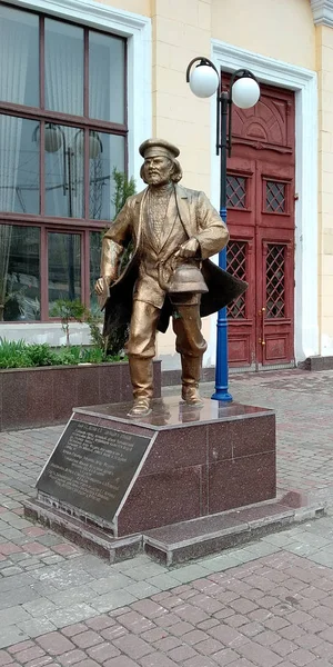 Monumento all'eroe letterario, Kharkov, Ucraina — Foto Stock