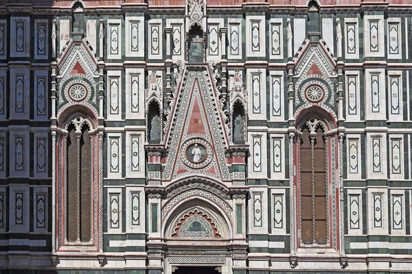 Fragment of decoration of the Cathedral of Florence — Stock Photo, Image