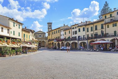 Matteotti Meydanı Greve, Chianti, Toskana, İtalya