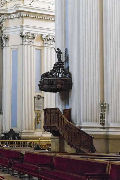 Innenraum der Basilika Nuestra Senora del Pilar, Zaragoza, Thermalbad — Stockfoto