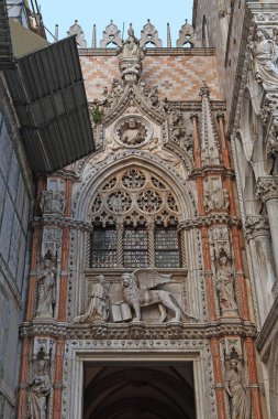 Venedik'te Doges Sarayı Saray Kağıt Kapılar