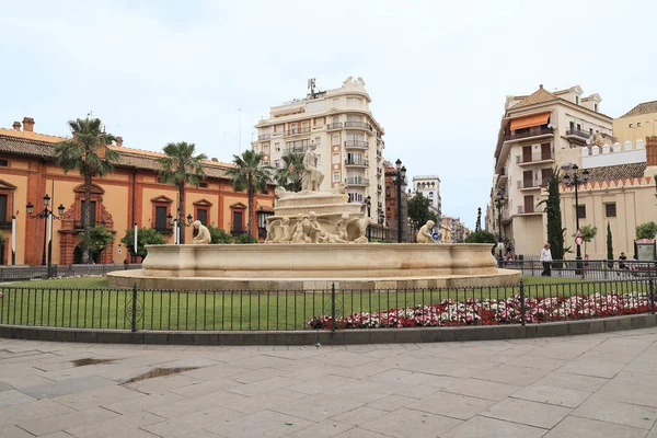 Fountain Hispalis, Sevilla, Spanien — Stockfoto