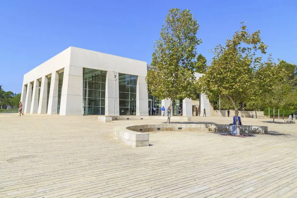 Eingang zum Komplex yad vashem (Holocaust-Museum), jerusalem — Stockfoto