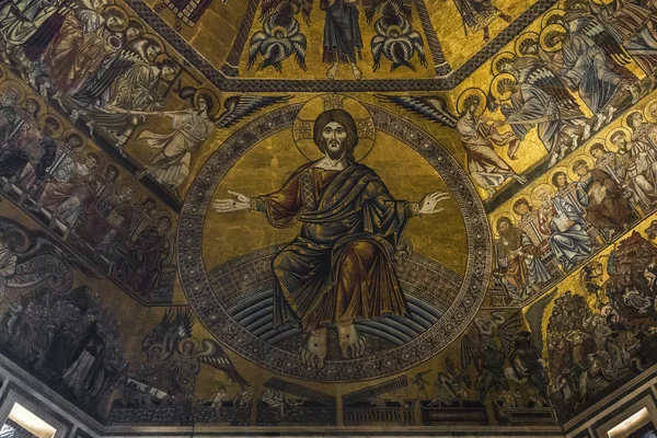 산 조반니 의 세례의 내부, 피렌체 — 스톡 사진