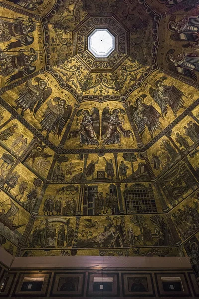 산 조반니 의 세례의 내부, 피렌체 — 스톡 사진