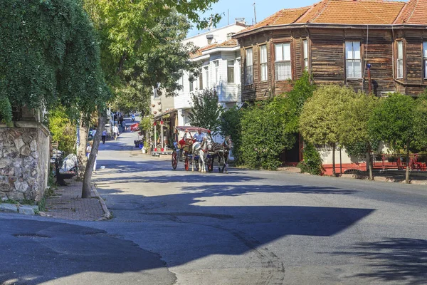 Rua da Ilha Heybeliada, Turquia — Fotografia de Stock