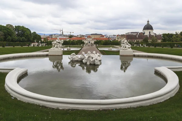 Belvedere Palace Park, Vídeň — Stock fotografie