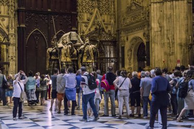 Kristof Kolomb 'un Sevilla Katedrali, İspanya